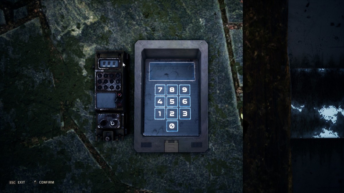 Miasma Chronicles keypad.